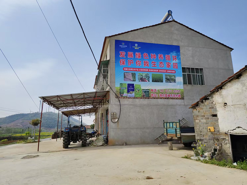 湖北襄陽(yáng)墻體廣告案例
